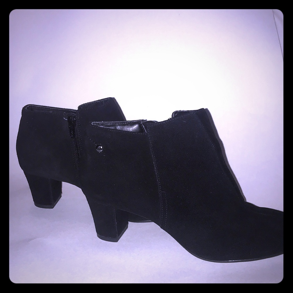 Black Suede Ankle Boots